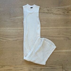 Rag & Bone Cut- out Maxi Cotton White Dress